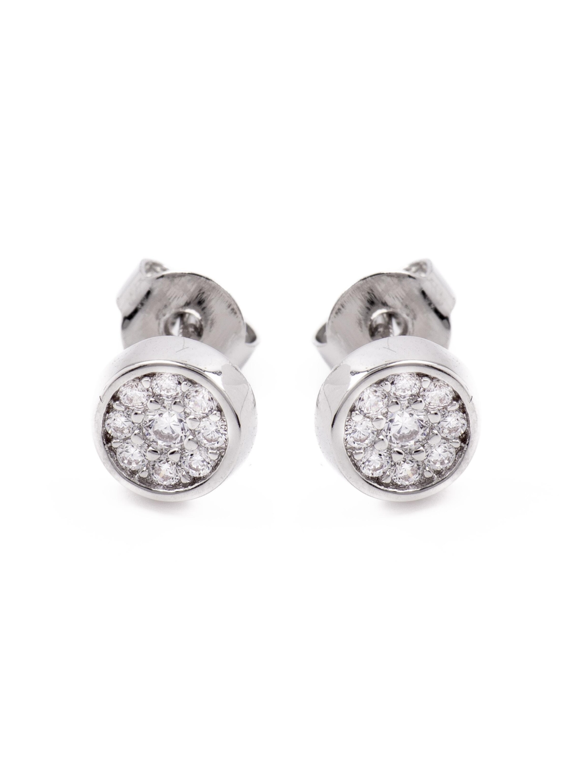 Luxenter Earrings 'Zasul' in White: front