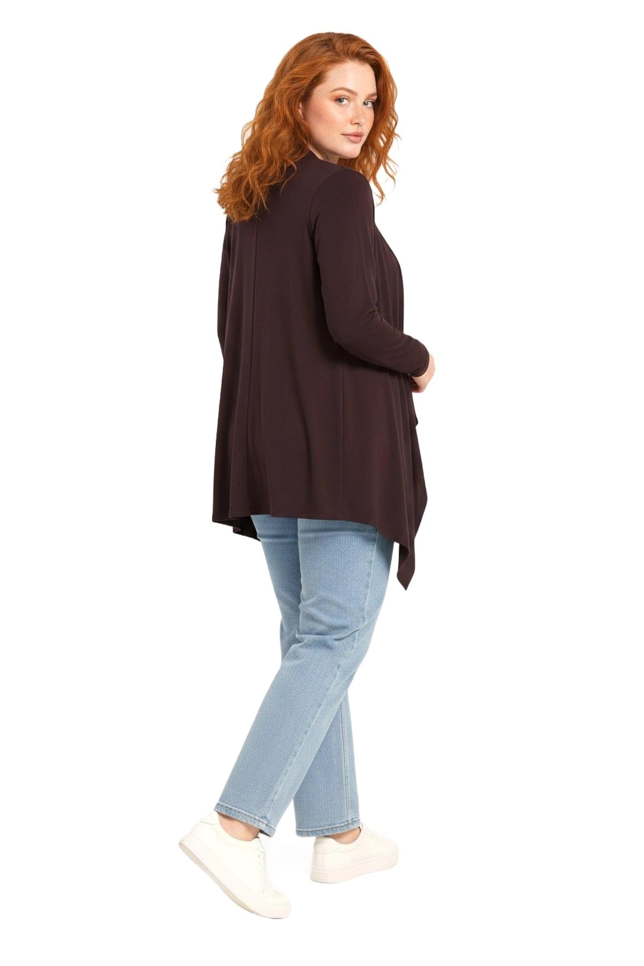Cardigan Shape Of You en marron