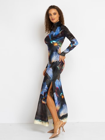 JIORO Jurk 'VIOLET' in Zwart