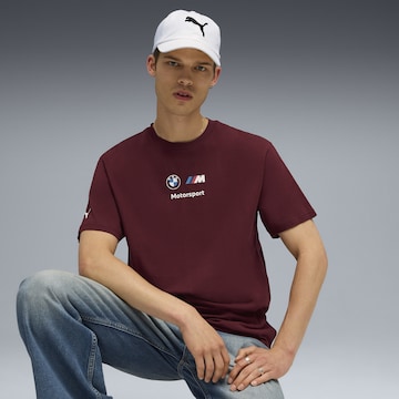 PUMA Functioneel shirt 'BMW Motorsport Essentials' in Rood: voorkant