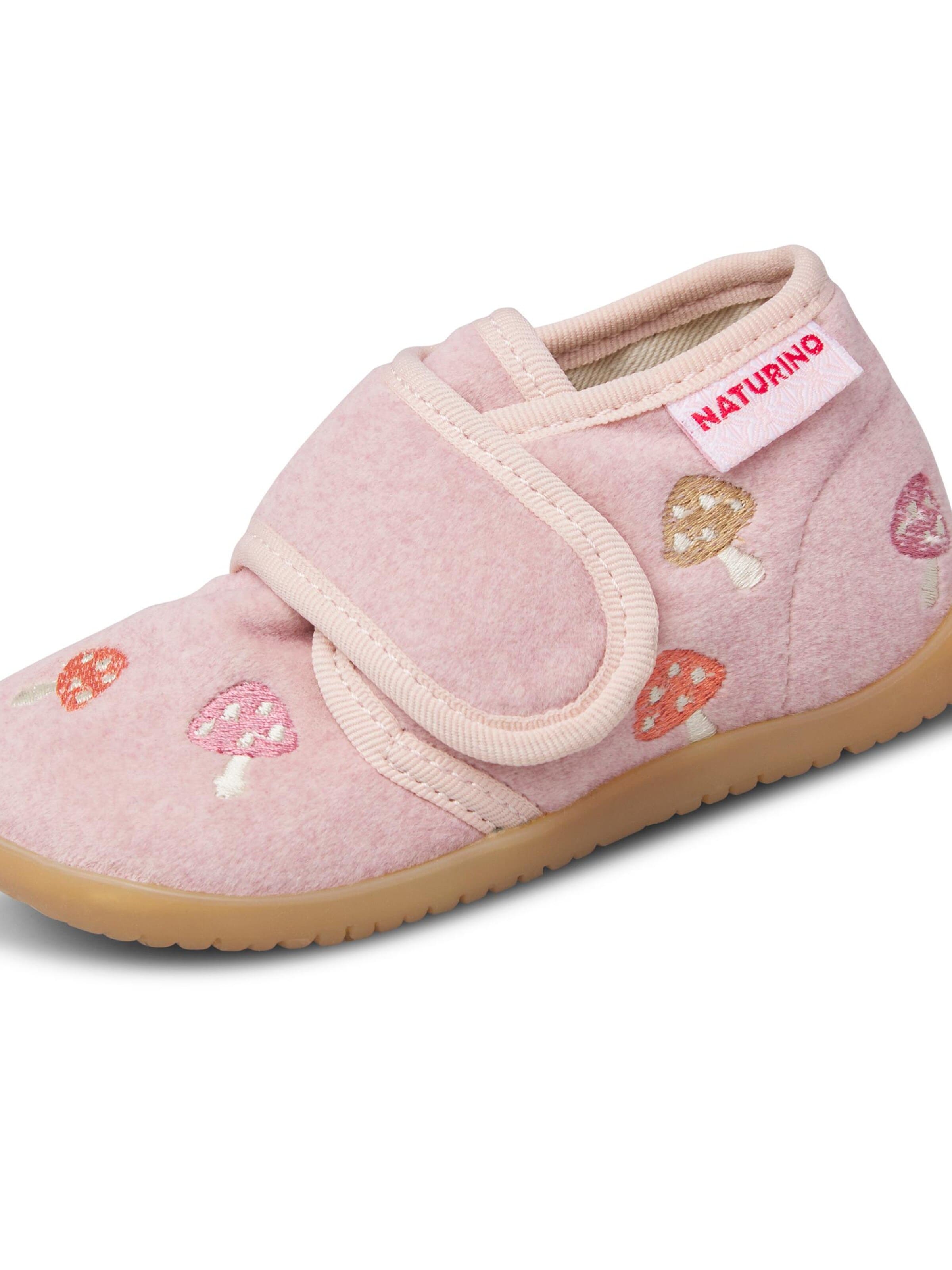 NATURINO Huisschoenen 'EDUNS' in Roze
