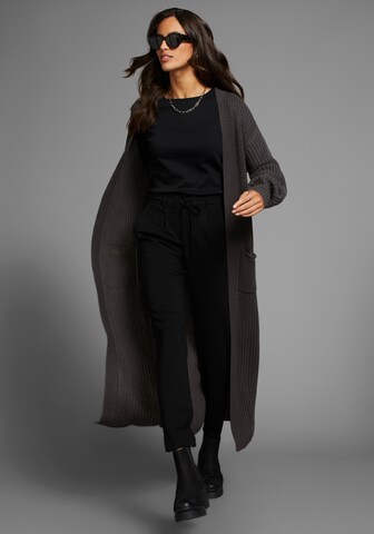 LAURA SCOTT Knit Cardigan in Grey