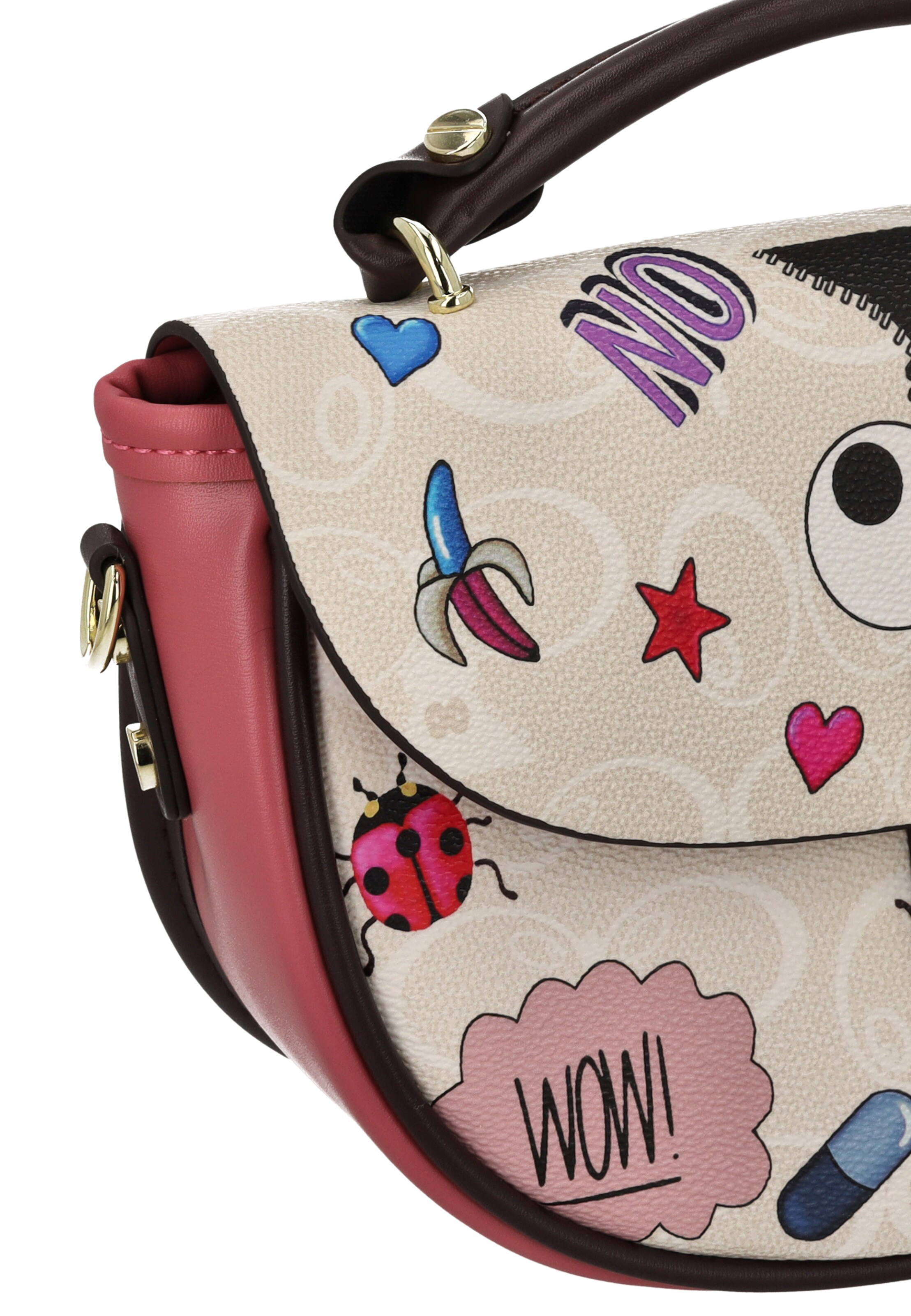 MYMO - Bolso de hombro 'EyETHEME' en beige