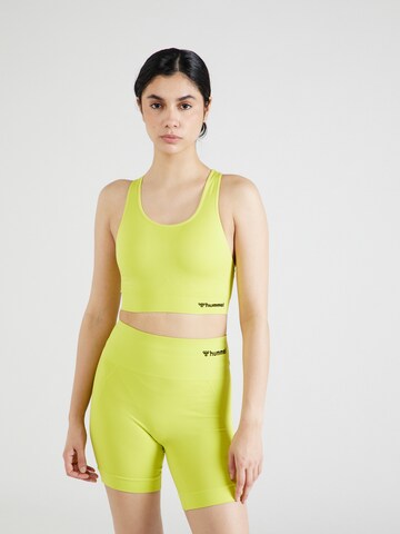 Hummel Bustier Sport bh 'TIF' in Groen