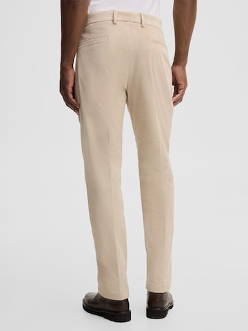 STRELLSON Regular Bandplooibroek in Beige