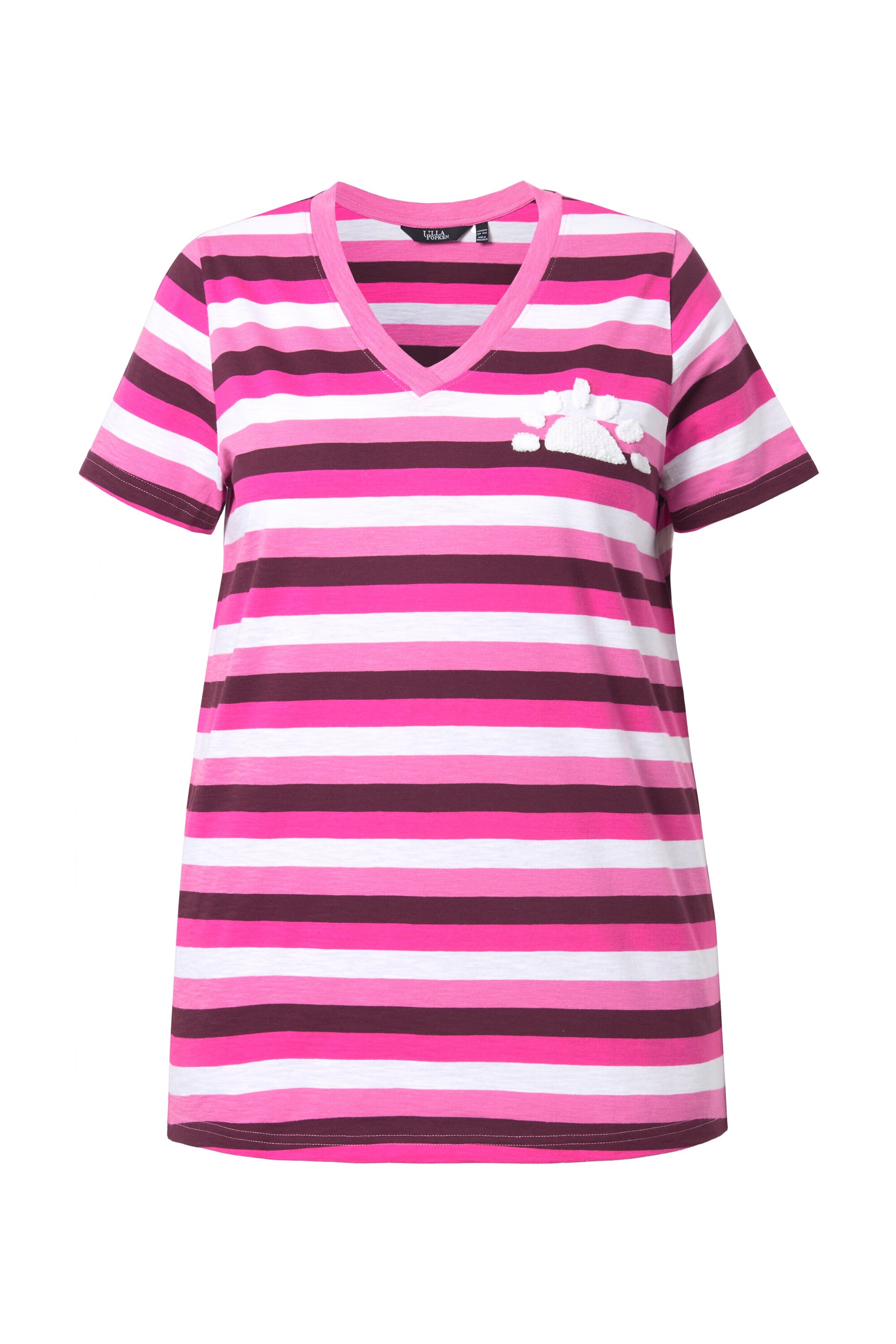 Ulla Popken Shirt in Roze: voorkant