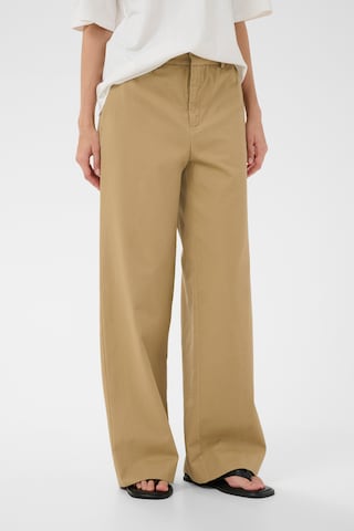 InWear Wide Leg Hose 'DiazIW' in Gelb: Vorderseite