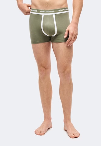 Karl Lagerfeld - Boxers em verde: frente