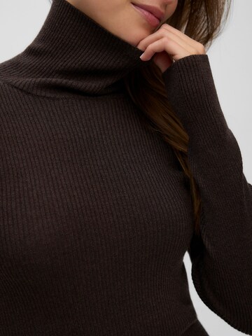VERO MODA Trui 'VMBellashine' in Bruin