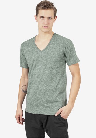 Urban Classics Shirt in Groen: voorkant