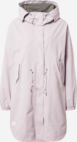 Manteau fonctionnel 'Ella' mazine en violet : devant