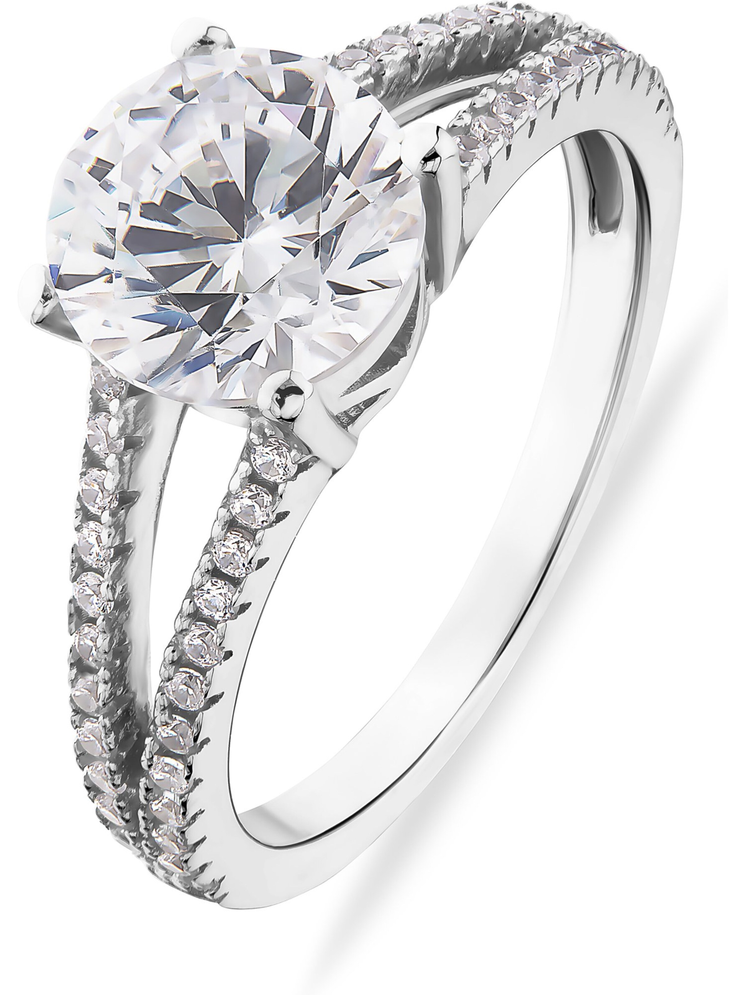 FAVS Ring in Silver: front