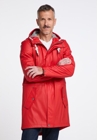 Schmuddelwedda - Chaqueta funcional en rojo: frente