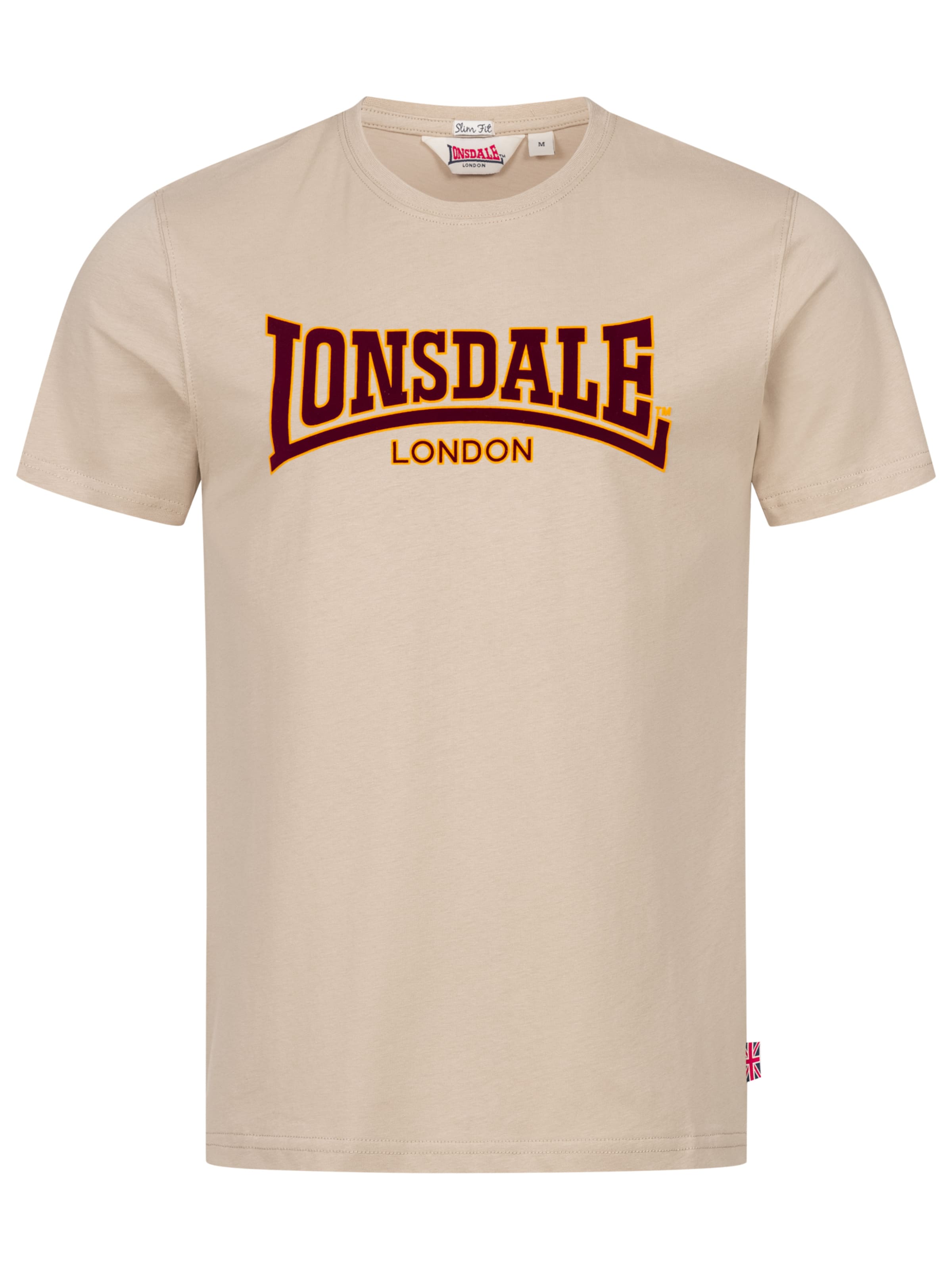 LONSDALE Shirt 'CLASSIC' in Beige: Vorderseite