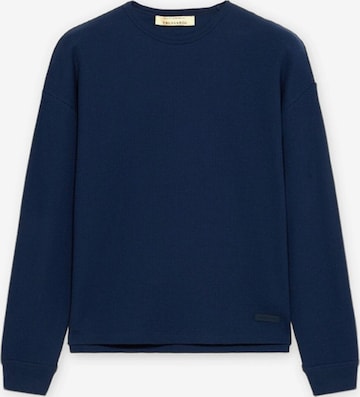 Sweat-shirt Trussardi en bleu : devant
