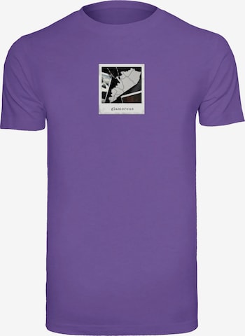 T-Shirt 'Glamorous Memory' Mister Tee en violet : devant