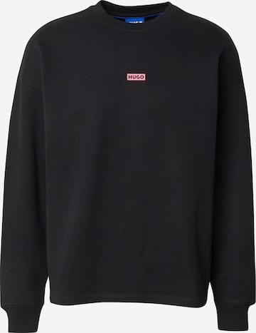 Sweat-shirt 'Naviu' HUGO en noir : devant