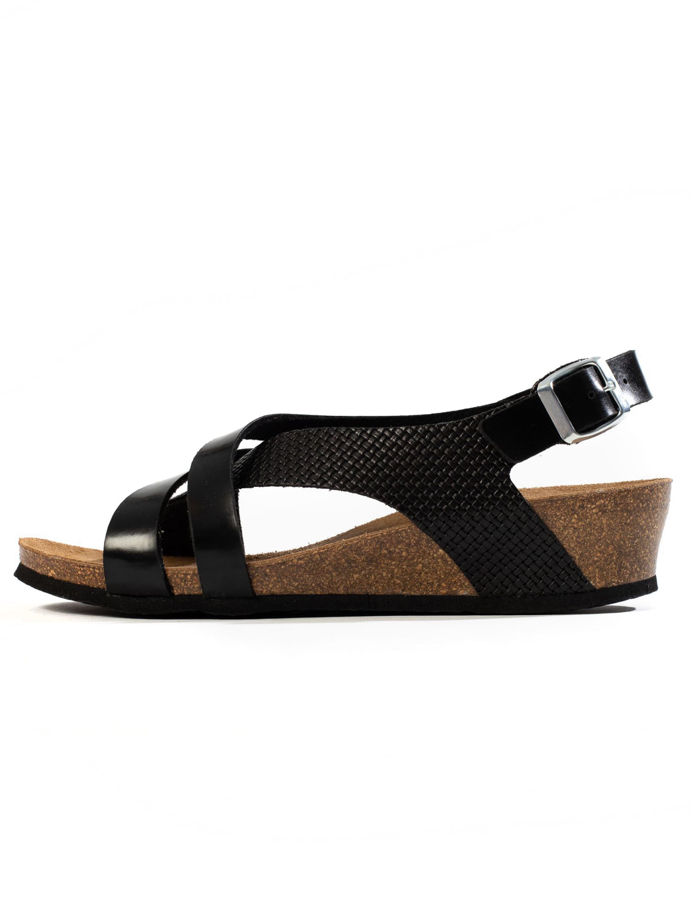 Bayton Sandaler 'Lucena' i sort: forside