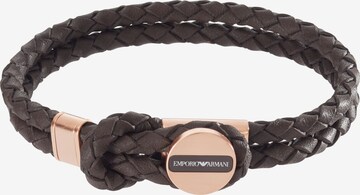 Emporio Armani Armbånd i brun: forside