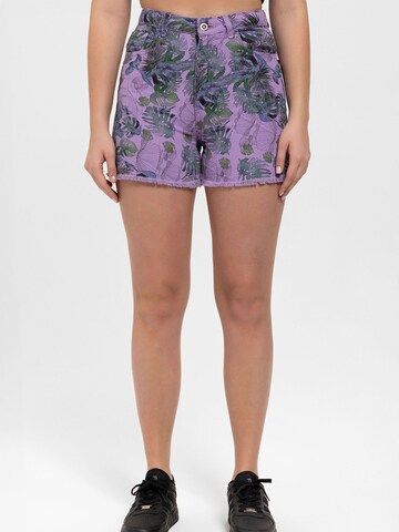 Regular Pantalon By Diess Collection en violet : devant