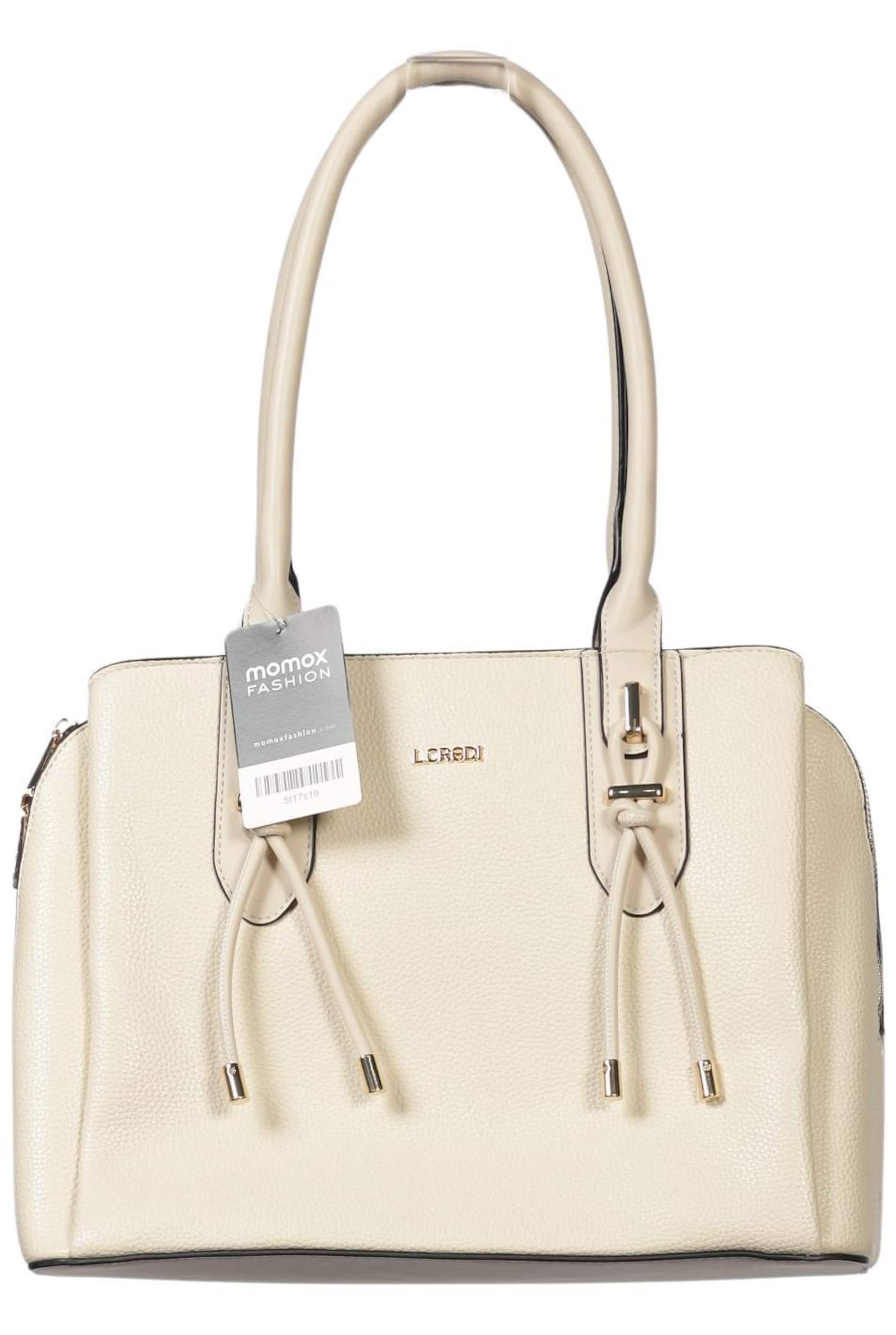 L.CREDI Handtasche gross One Size in Beige: Vorderseite