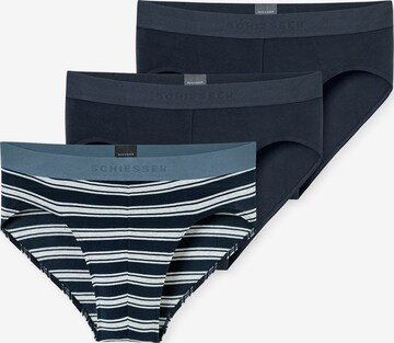 Slip '95/5' SCHIESSER en bleu : devant