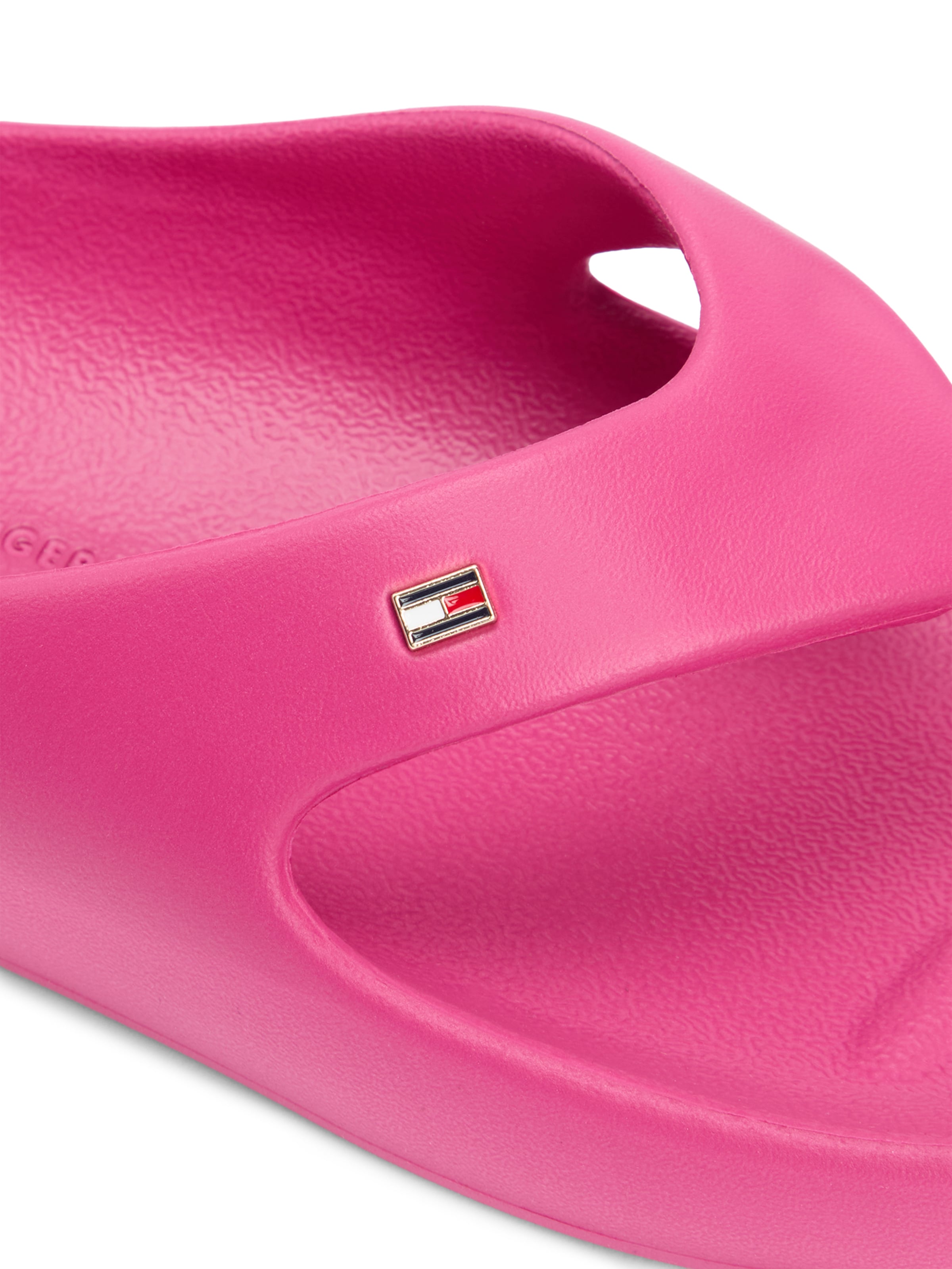 TOMMY HILFIGER Босоножки через палец в Ярко-розовый