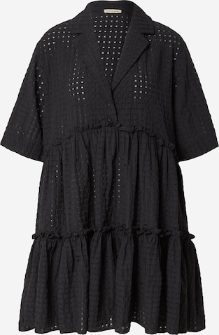 Robe-chemise 'Ingeborg' Stella Nova en noir : devant