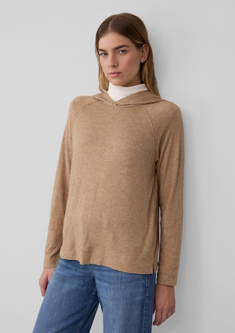s.Oliver Shirt in Bruin: voorkant