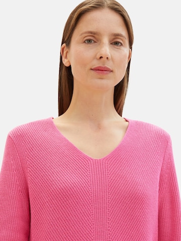 TOM TAILOR Pullover in Pink