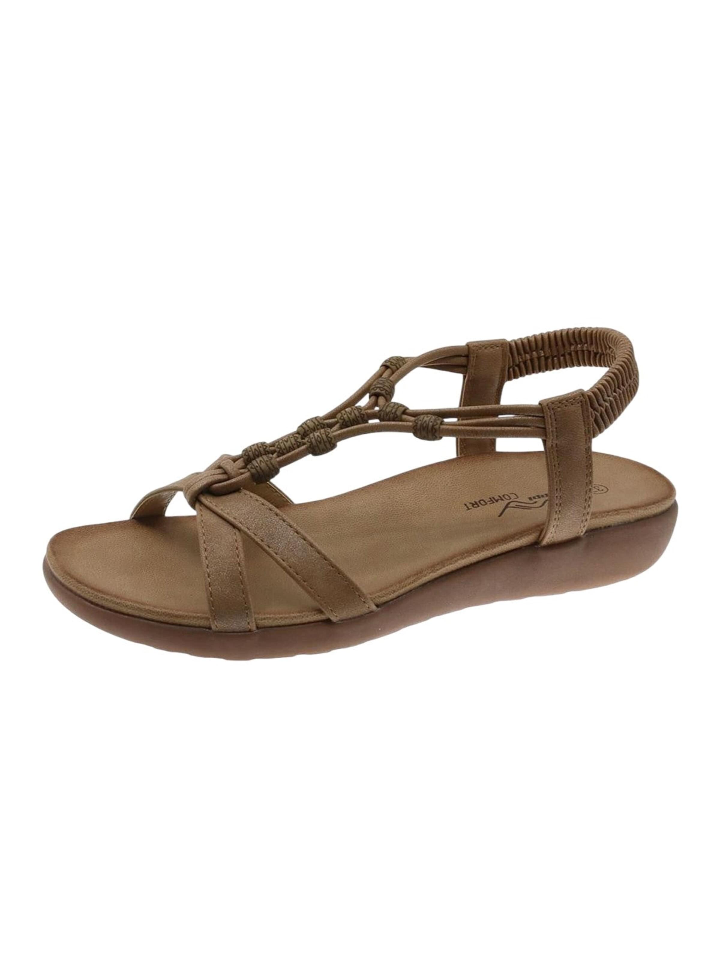 Beppi Sandaal 'Casual Sandal' in Bruin: voorkant