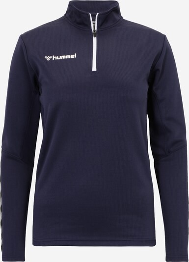 Hummel Sportsweatshirt i marin / hvid, Produktvisning