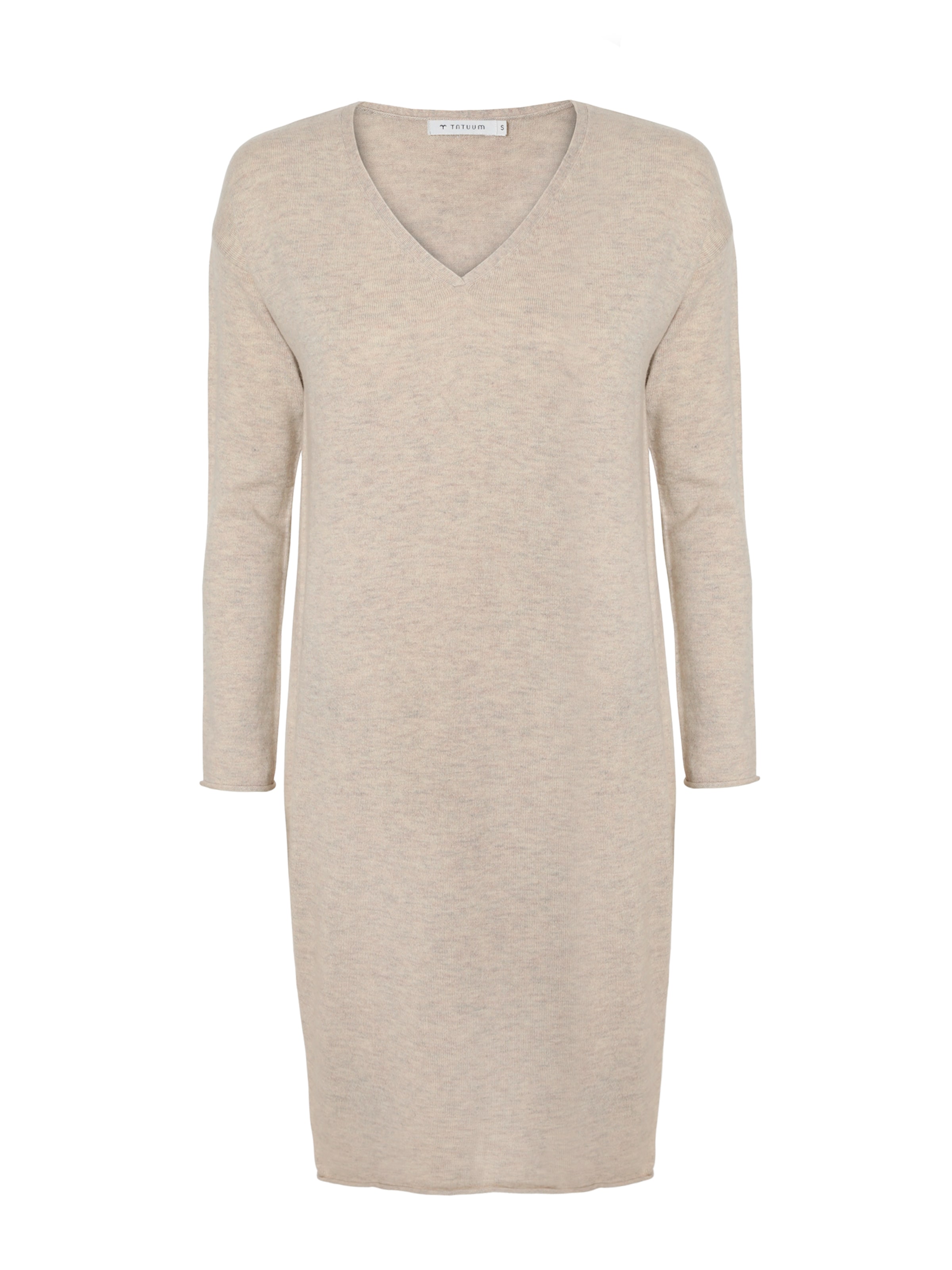 TATUUM Strickkleid 'Hope' in Beige: Vorderseite