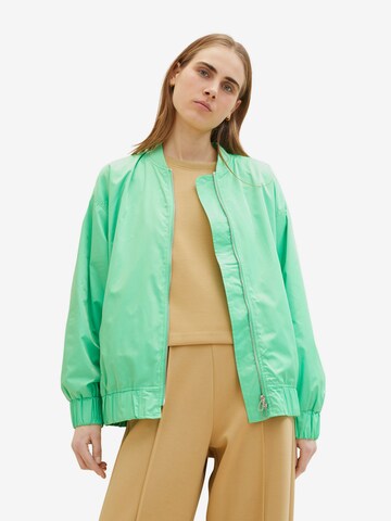 TOM TAILOR DENIM Between-Season Jacket in Green: front