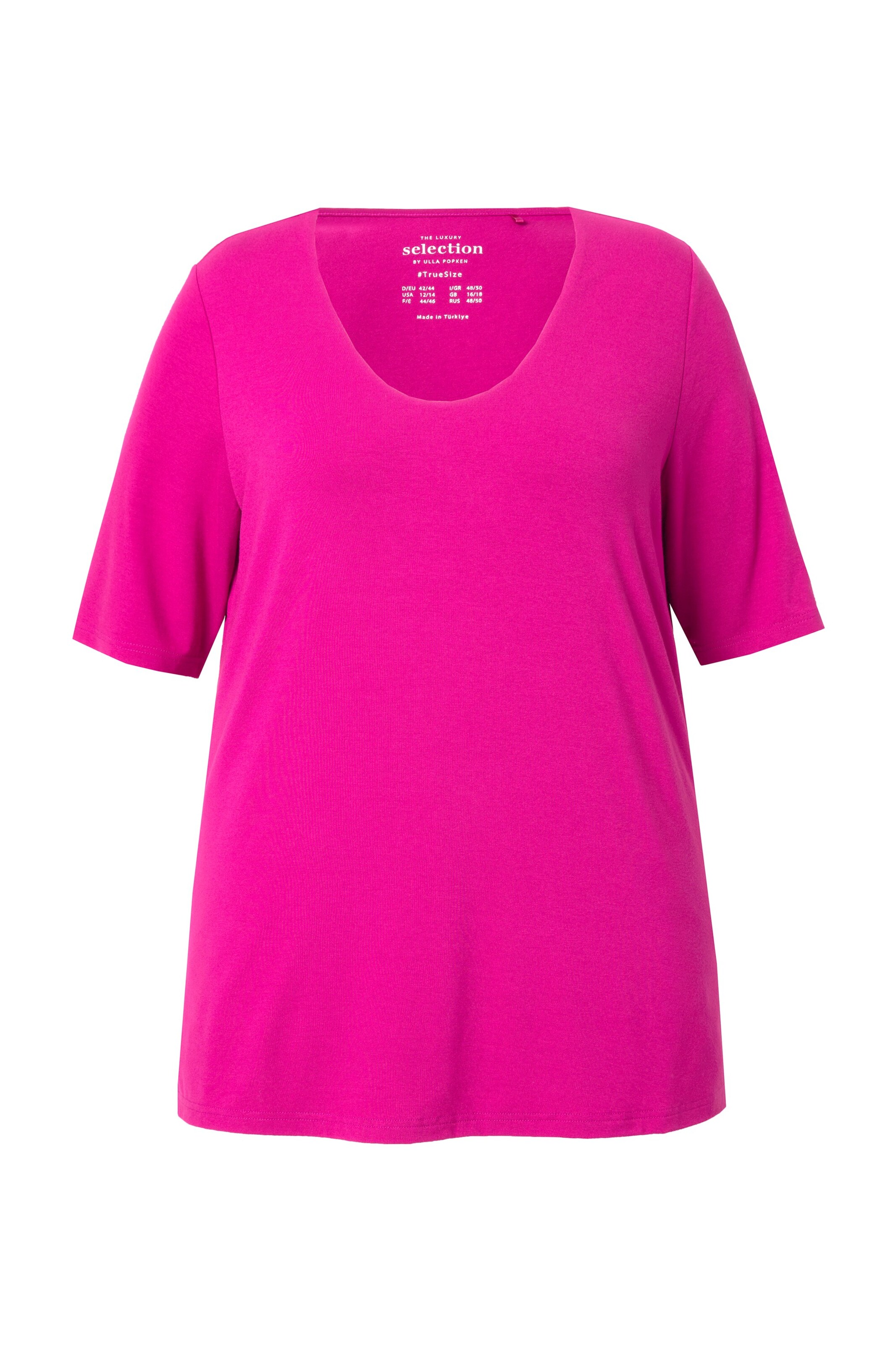 Ulla Popken Shirt in Roze: voorkant