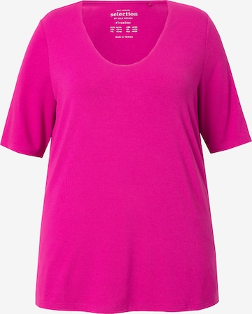 Ulla Popken Shirt in Pink: Vorderseite