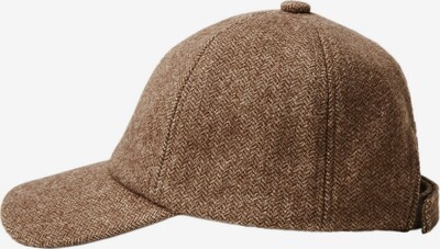 MANGO Casquette en marron, Vue avec produit