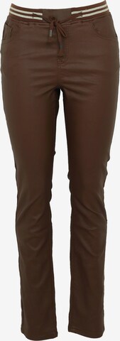 Paprika Jeggings in Brown: front