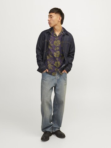 Fit confort Chemise 'Flores' JACK & JONES en violet