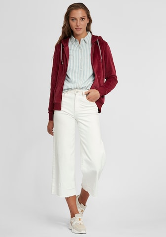 Oxmo Sweat jacket 'Nicky' in Red