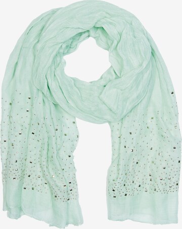 Cassandra Accessoires Scarf 'Rock Romantic' in Green: front