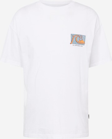 T-Shirt 'Take Us Back' QUIKSILVER en blanc : devant