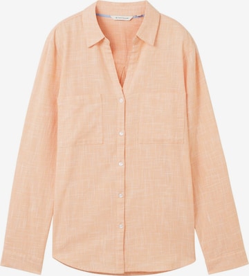 Camicia da donna di TOM TAILOR in arancione: frontale