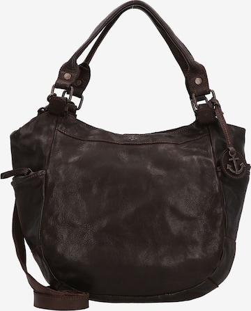 Harbour 2nd Schultertasche in Braun: Vorderseite