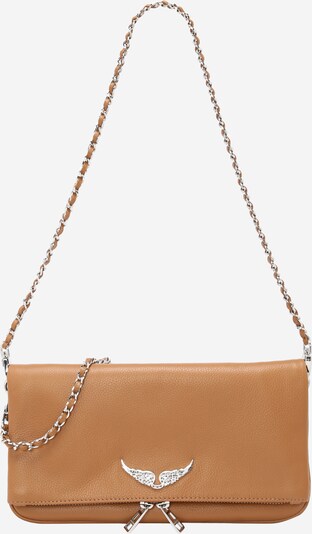 Zadig & Voltaire Clutch 'ROCK' in Camel / Silver, Item view