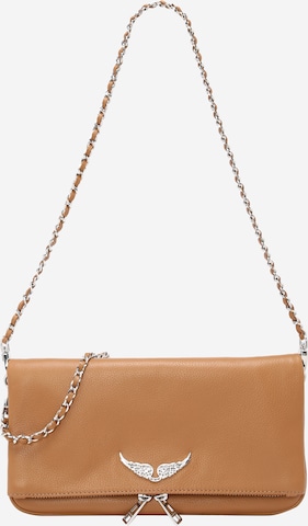 Pochette 'ROCK' di Zadig & Voltaire in beige: frontale