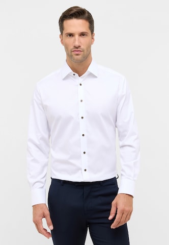 ETERNA Regular fit Zakelijk overhemd in Wit: voorkant