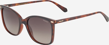 Polaroid - Gafas de sol 'PLD 4108/S' en marrón: frente