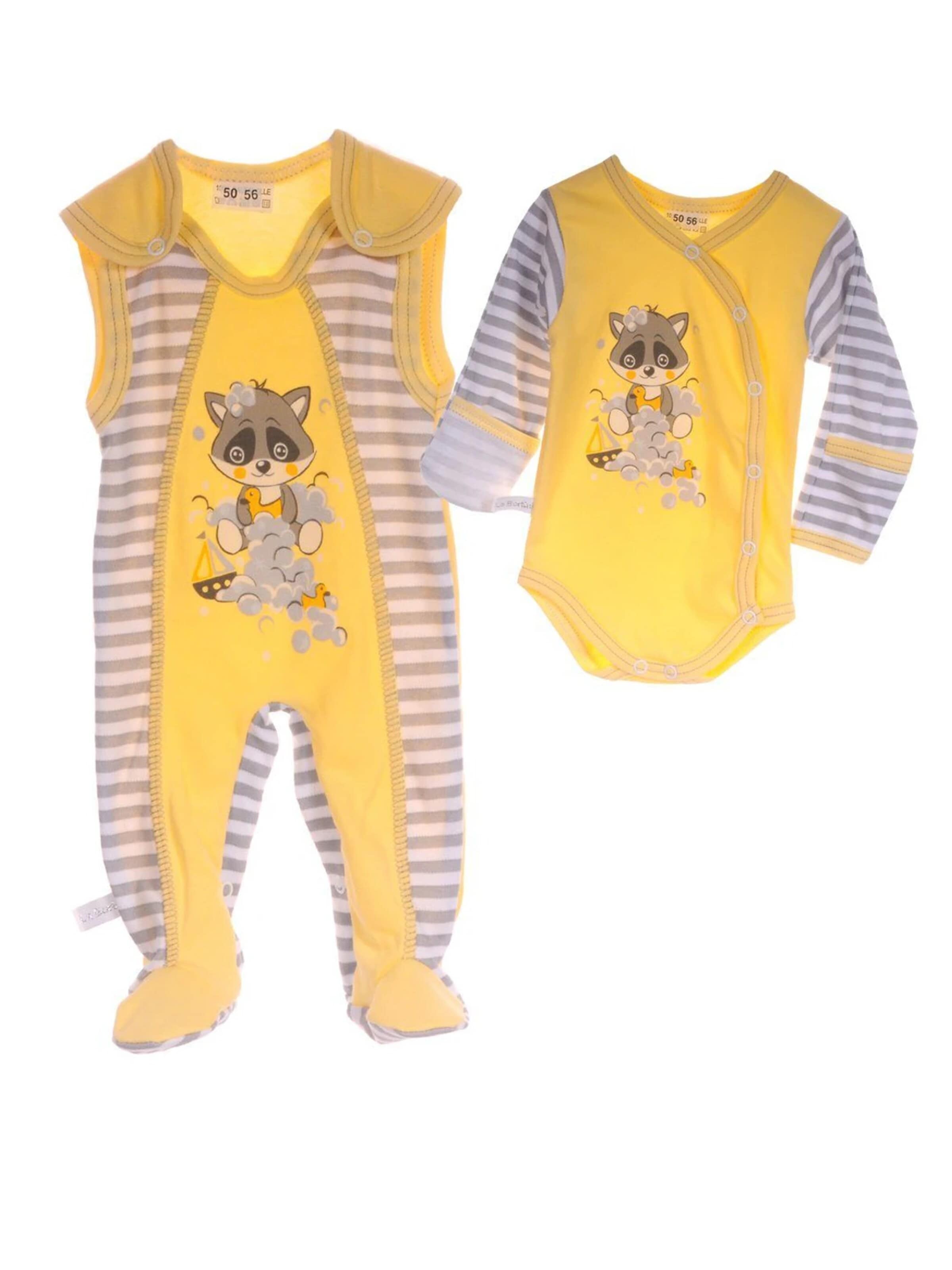 La Bortini Set in Yellow: front