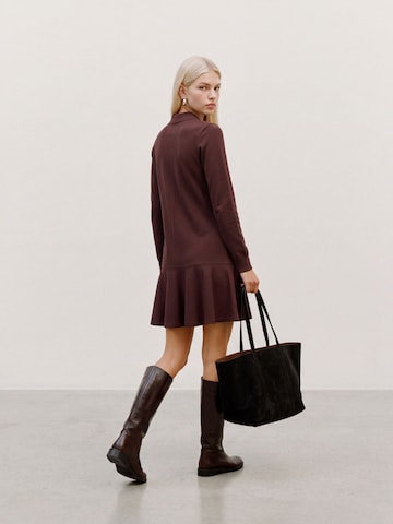 VERO MODA Knit dress 'VMMikaela' in Brown